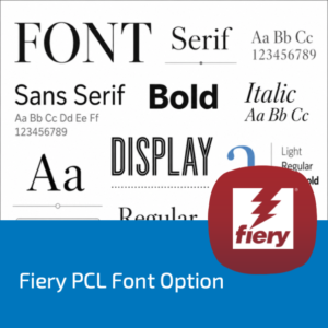 Fiery PCL Font Option